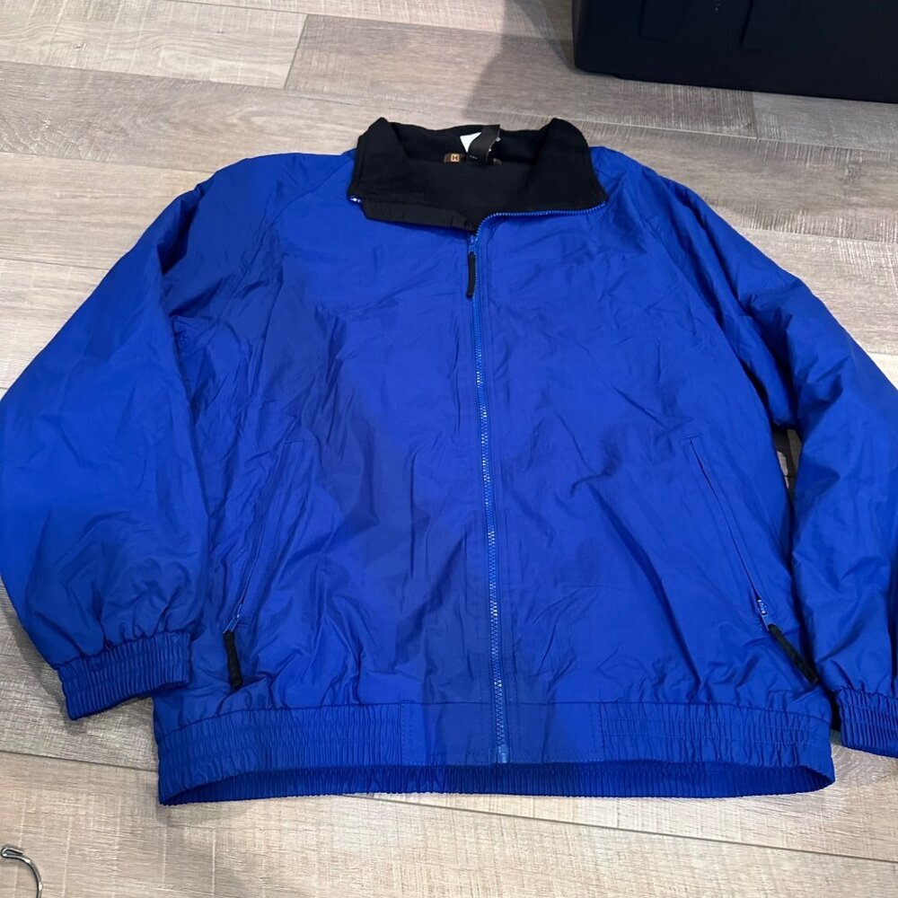 HARRITON MENS LARGE BLUE JACKET NWOT
